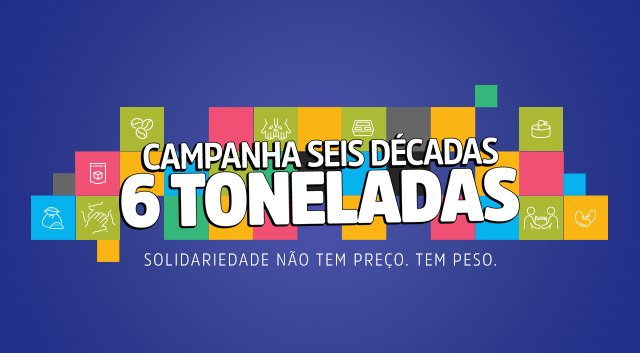 UniSul lança campanha de arrecadação de alimentos “6 Décadas, 6 Toneladas”